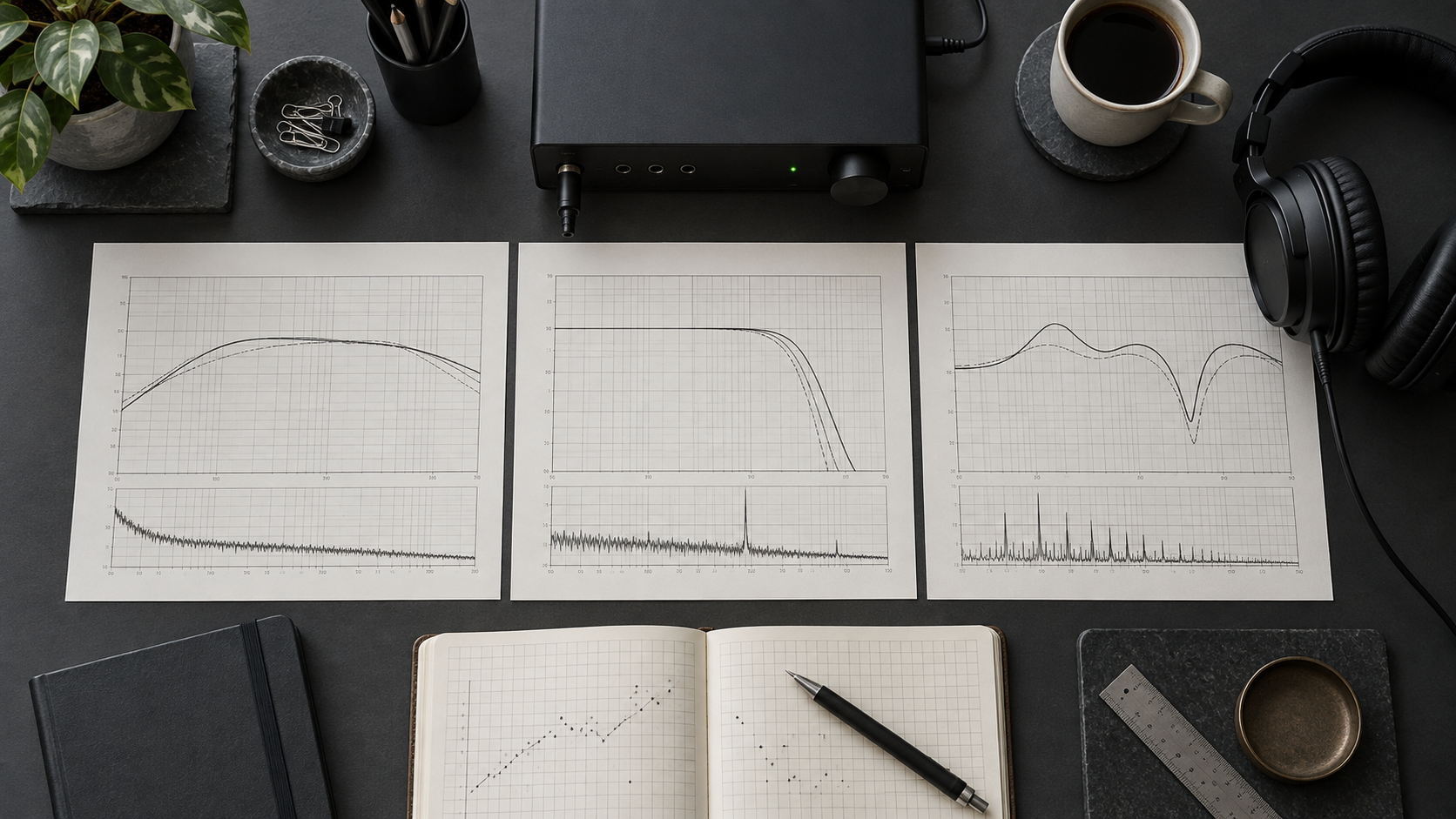 Audio cleanup tools arranged for a controlled listening comparison